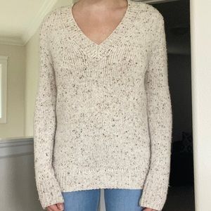 Banana Republic Cream Oatmeal Sweater Size S